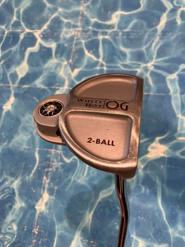 Odyssey White Hot OG 2-Ball Mallet Putter Right Handed 34" (Used)