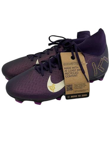New Nike Mercurial Superfly 10 Academy Mens 7.5 Soccer Cleats Purple 11692-S000155355