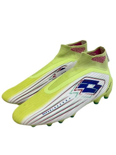 New Lotto Solista 100 VIII Mens 10 Soccer Cleats White  11692-S000155338