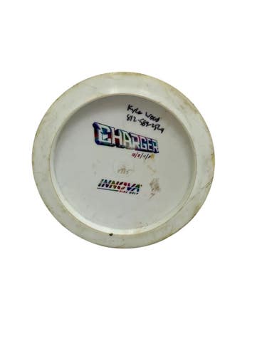 Used Innova Charger (Back Stamp) 174g Disc Golf Driver White 11692-S000155332