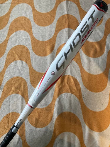 White 2022 Easton Ghost Advanced Composite Bat (-10) Composite 23 oz 33" (Used)