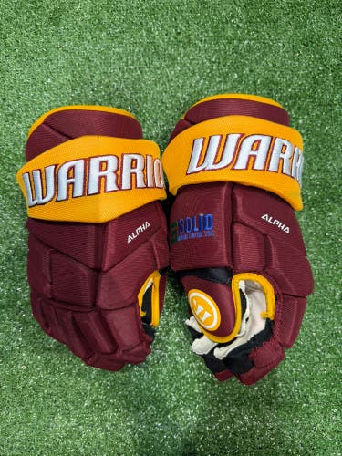 Senior Warrior Alpha Pro Gloves 14" Pro Stock (Used)