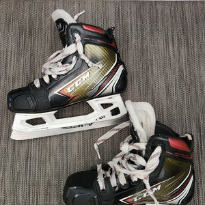 Black CCM JetSpeed FT460 Hockey Skates Regular Width Size 2 (Used)