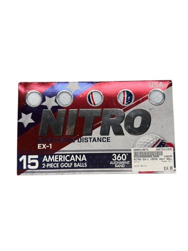 Used Nitro EX-1 15 Pack - Golf Balls White 11835-S000210972