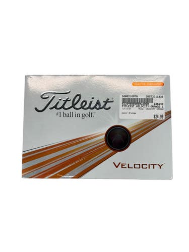 Used Titleist VELOCITY ORANGE 12 Pack - Golf Balls Orange 11835-S000210977