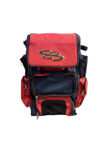 Used BoomBah BOOMBAH WHEELED BAG BB/SB Player Wheeled Bag Navy Blue 11835-S000210993