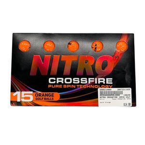 Used Nitro CROSSFIRE 15PCK 15 Pack - Golf Balls Orange 11835-S000210969