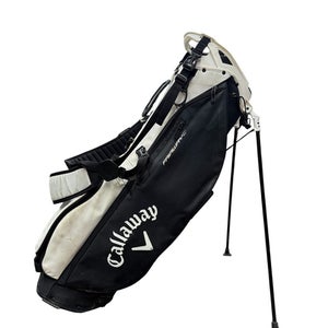 Used Callaway FAIRWAY C Mens Stand Bag Grey And White 11835-S000211024