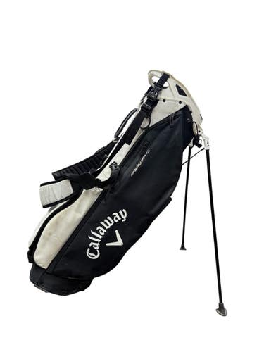 Used Callaway FAIRWAY C Mens Stand Bag Grey And White 11835-S000211024