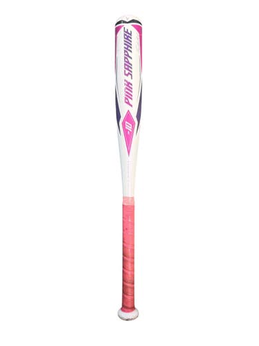 Used Easton PINK SAPPHIRE BB/SB Fastpitch Bat White And Pink 24" 11835-S000211120