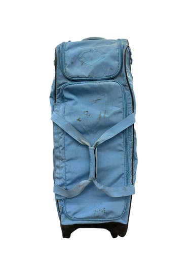Used Evoshield TAKEOVER WHEEL BAG BB/SB Player Wheeled Bag Carolina Blue 11835-S000211163