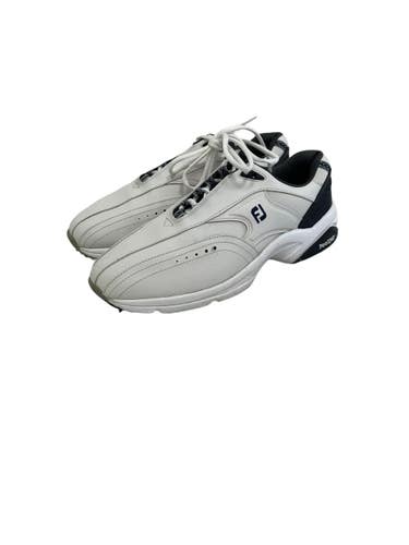 Used Foot Joy GREENJOYS Mens Golf Shoes White Senior 10 11692-S000155155