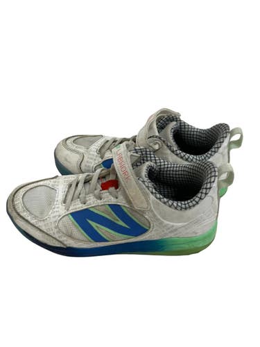 Used New Balance TURF BB/SB Cleats White Junior 02.5 11692-S000155181