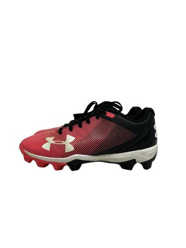 Used Under Armour LEADOFF BB/SB Cleats Black And Pink Junior 02 11692-S000155220