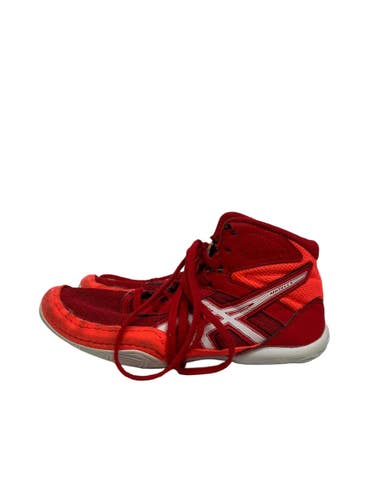 Used Asics MATFLEX Wrestling Shoes Red Junior 01 11692-S000155237