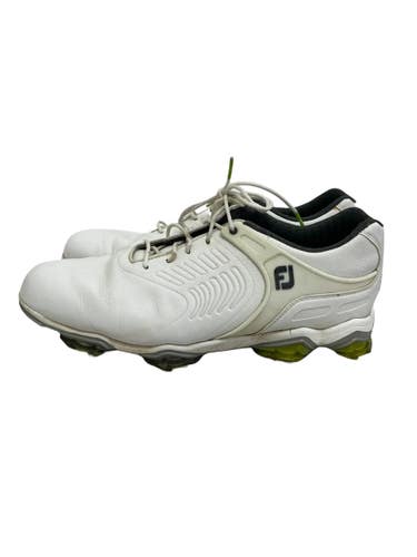 Used Foot Joy TOUR-S Mens Golf Shoes White Senior 11 11692-S000155266