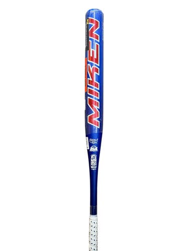 Used Miken SUPER FREAK BB/SB Slowpitch Bat White/Red/Navy 34" 11835-S000211236