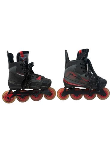 Used Tour Skate Roller Hockey Skates Black Adjustable 11835-S000210879