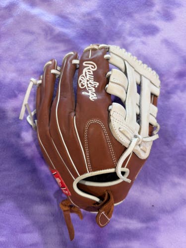 Brown Rawlings Gg elite RH Softball Glove 12.5" (Used)