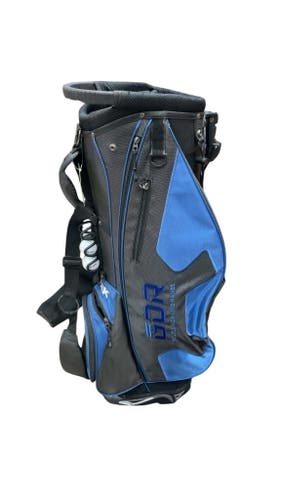 GDR Golfzon Driving Range Golf Bag - Grey/Blue