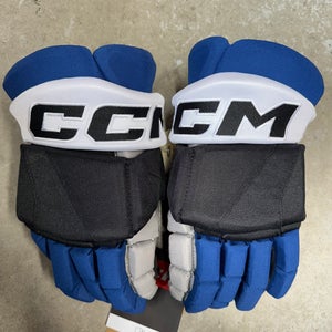 14” CCM HGTKPP Hockey Gloves (New) Tampa Bay Lightning Reverse Retro Pro Stock