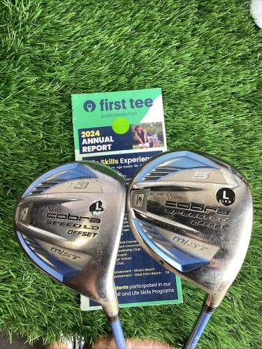 King Cobra Speed LD Offset Fairway Woods Set 3 & 5 With Ladies Graphite Shafts