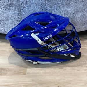 Used Blue Cascade XRS Pro Helmet | UNIVERSITY OF DELEWARE PLAYER ISSUED