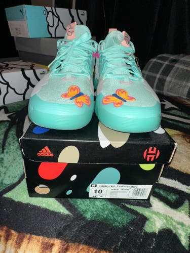 Men's Size M 10.0 (W 11.0) Adidas Harden Vol 5 Shoes (New)