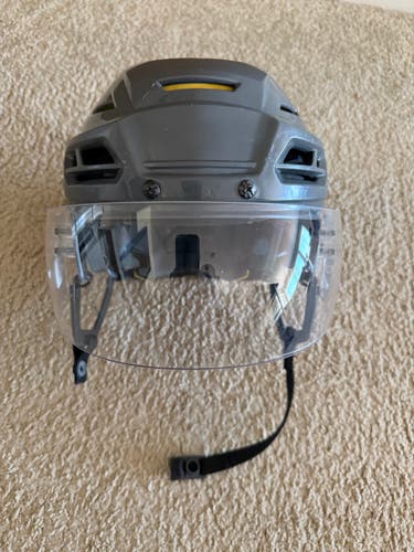 Gray CCM Tacks 310 Helmet - Medium with Oakley visor (Used)
