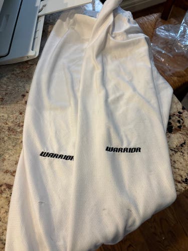 White Senior Large Warrior Socks (Used)