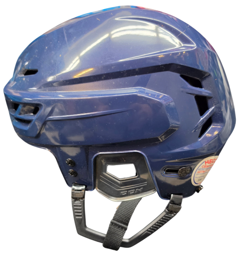 CCM RESISTANCE PRO STOCK HOCKEY HELMET NAVY LARGE AHL NHL NEW (15854)