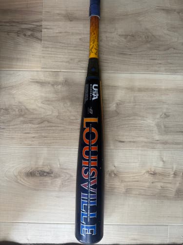 2025 Louisville Slugger Select PWR Hybrid USABat Certified Bat (-8) 22 oz 30" (Used) one season.