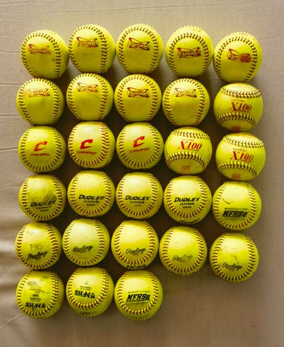 Softball 28 pack 12" (Used)