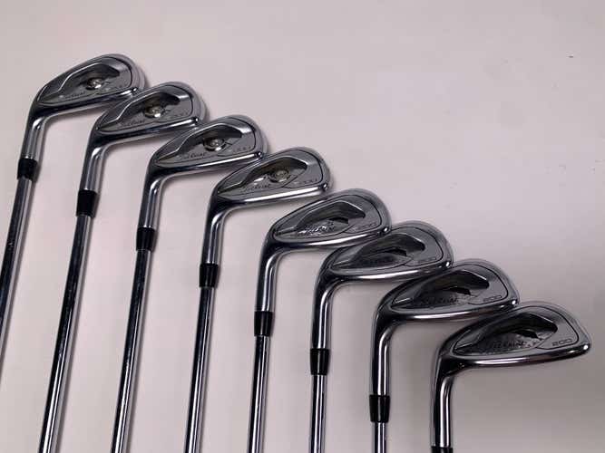 LEFTY Titleist T200 Iron Set 4-PW+GW True Temper AMT S300 Black Stiff LH