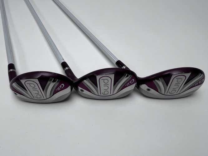 Ping G LE 2 Hybrid Set 4 5 6 | 22* 25* 28* ULT240 Ladies RH Midsize Grips
