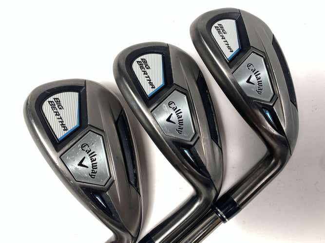 Callaway Big Bertha Womens 2015 Iron Set 8-PW UST Mamiya Recoil 450 F1 Ladies RH