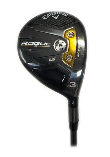 Callaway Rogue ST LS 15* 3 Wood Graphite EvenFlow Riptide 5.5 60g Regular Flex