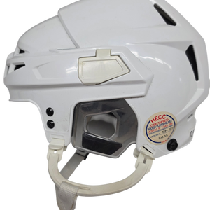 CCM VECTOR V10 PRO STOCK HOCKEY HELMET WHITE MEDIUM AHL NHL NEW (15857)