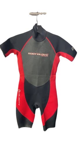Body Glove Velocity Junior 14 Shorty Wetsuit - Black/Red