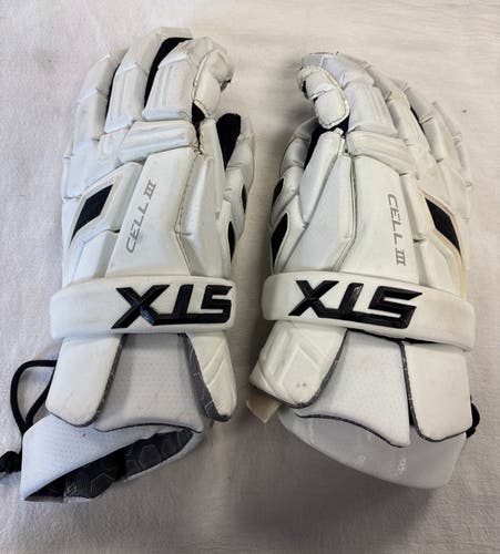 STX Cell III Lacrosse Gloves (Used)