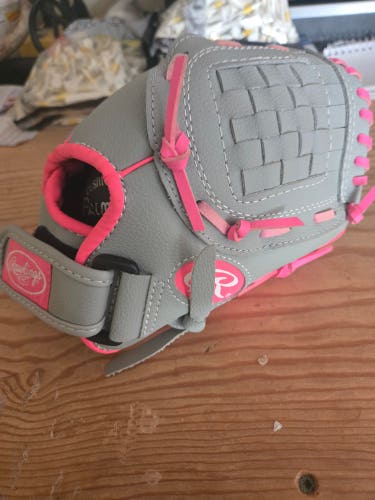 Rawlings Storm T-Ball Fielding Glove, Youth, 10-in, Right-Hand Throw, Pink