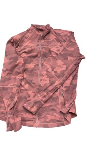 Lululemon Women's Size 20 Red Camo Zip-Up Jacket