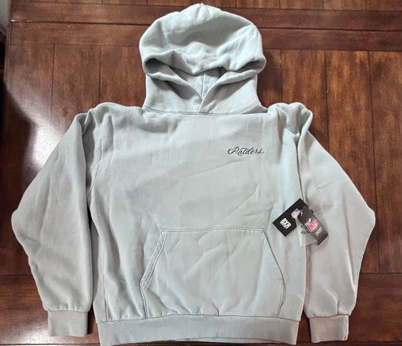 Las Vegas Raiders Born And RAISED Hoodie Adult Large $140 MSRP NWT
