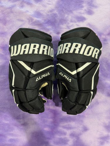 Black Senior Warrior Alpha LX2 Gloves 15" (Used)