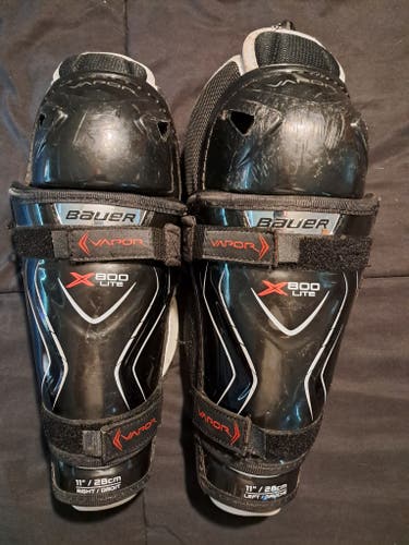 Junior Bauer Vapor X800 Lite 11" Shin Pads (Used)