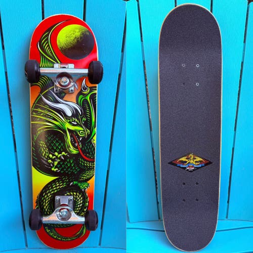 Powell Peralta Golden Dragon Dragon Complete Skateboard 7.5” Independent Trucks