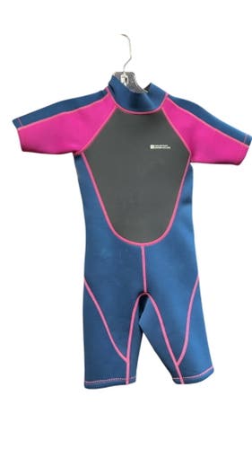 Mountain Warehouse Junior Shorty Wetsuit - Pink/Blue - Size 7/8