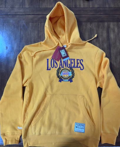 Los Angeles Lakers Mitchell And Ness Hoodie Adult Medium NWT