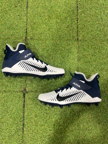 Men's 14.0 Nike Alpha Menace Pro 2 Lacrosse Cleats (New)