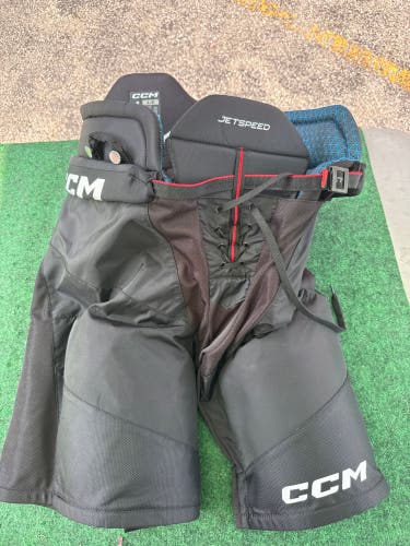Black CCM Jetspeed Hockey Pants (Used) | Senior Large